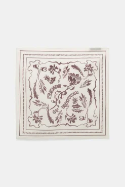 Skjerf - Friends Of Dorothee Off-White/Brown