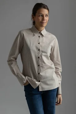 Skjorte - Sylvia Stripe Poplin Shirt