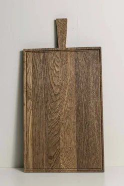 Skjærebrett | m/Saftrille 53,5x34,5cm Mørk Oljet Eik
