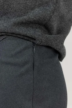 Skjørt - Bias Cut Maxi Charcoal Grey