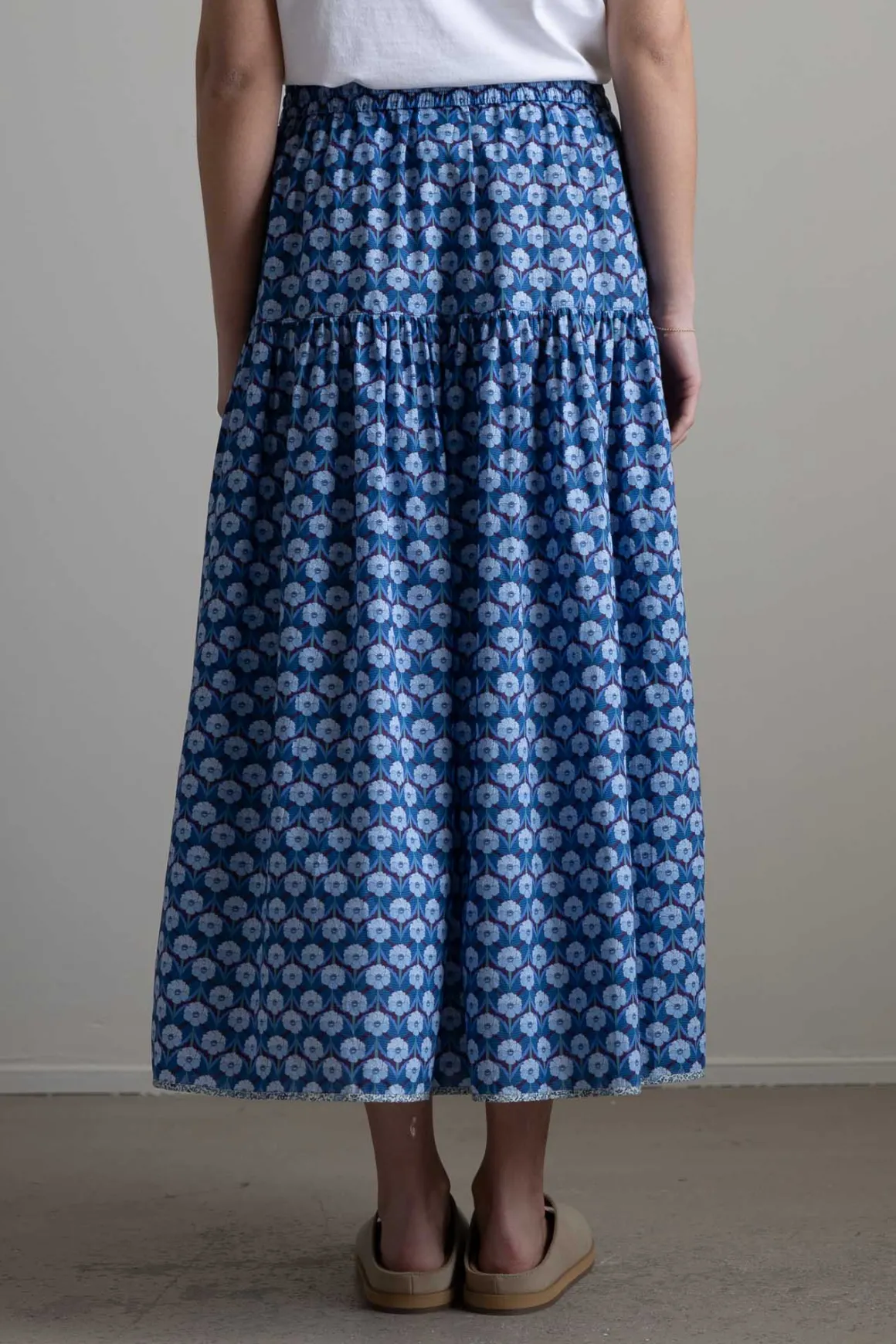 Skjørt - Bibbi Chevron Blue