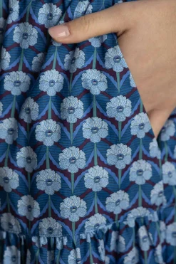 Skjørt - Bibbi Chevron Blue