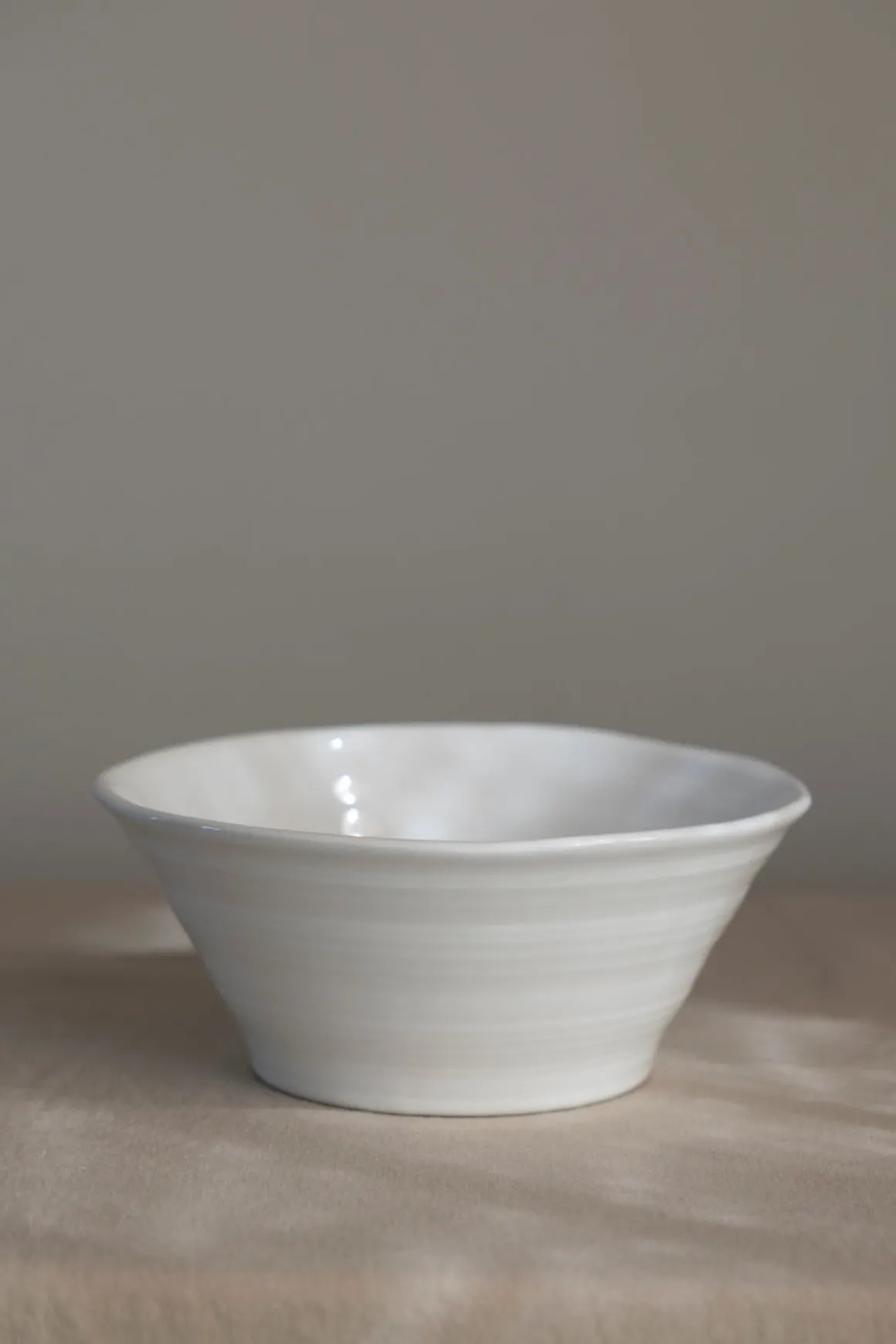 Skål - Capri dia25 hvit