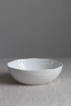 Skål - Capri Oval Hvit