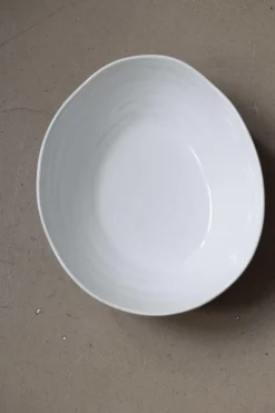 Skål - Capri Oval Hvit