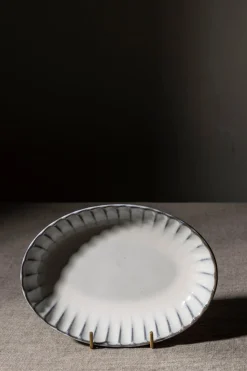 Skål - Inku Oval Hvit