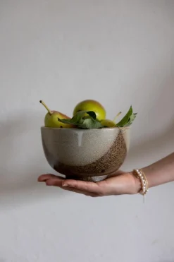 Skål - Japansk Keramikk Beige Triangel