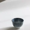 Skål - Japansk Keramikk Stripe Bleu