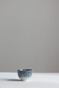 Skål - Japansk Keramikk Stripe Bleu