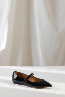 Sko - Ballerines n°144 Cuir Vernis Noir