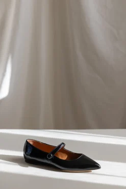 Sko - Ballerines n°144 Cuir Vernis Noir