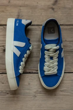 Sko - Sneakers Campo Bold Suede Indigo Pierre