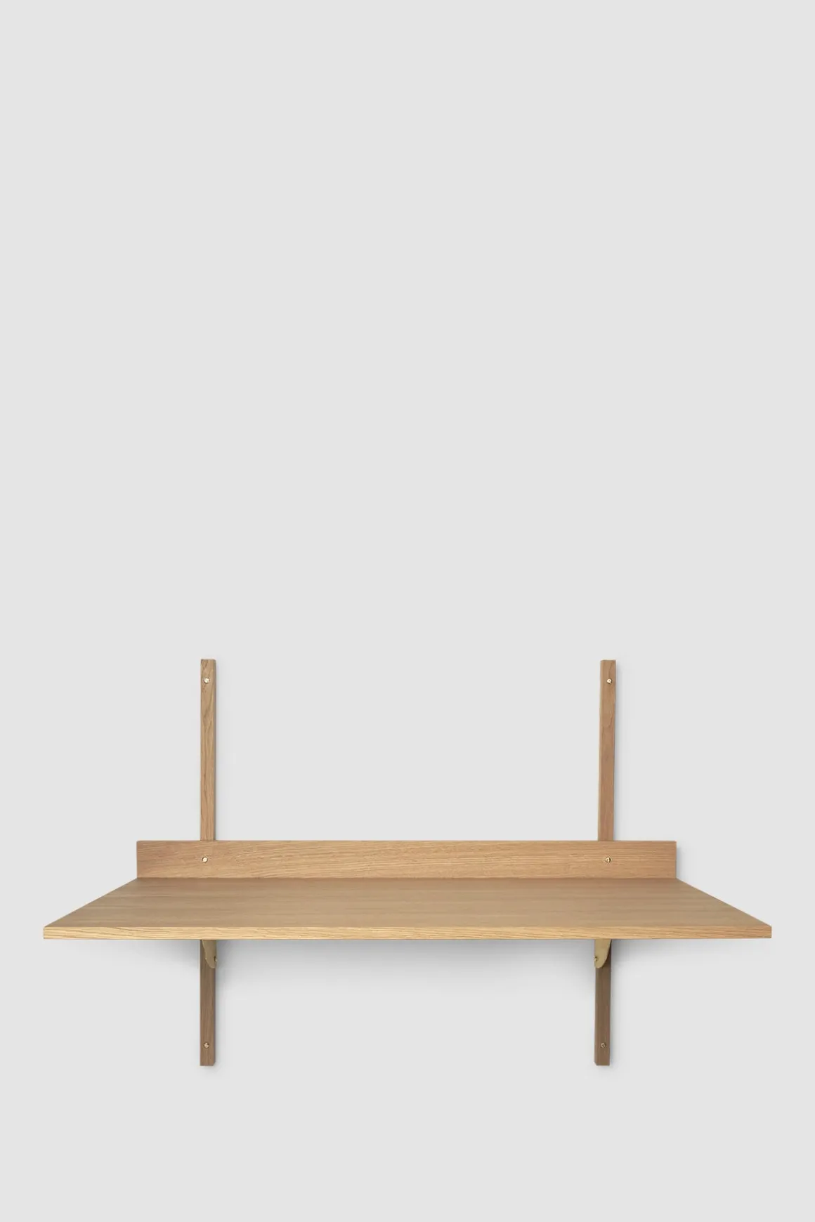 Skrivebord - Sector Desk Oak/Brass
