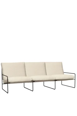 Sofa - Desert 3-seter Black/Pure Bouclé