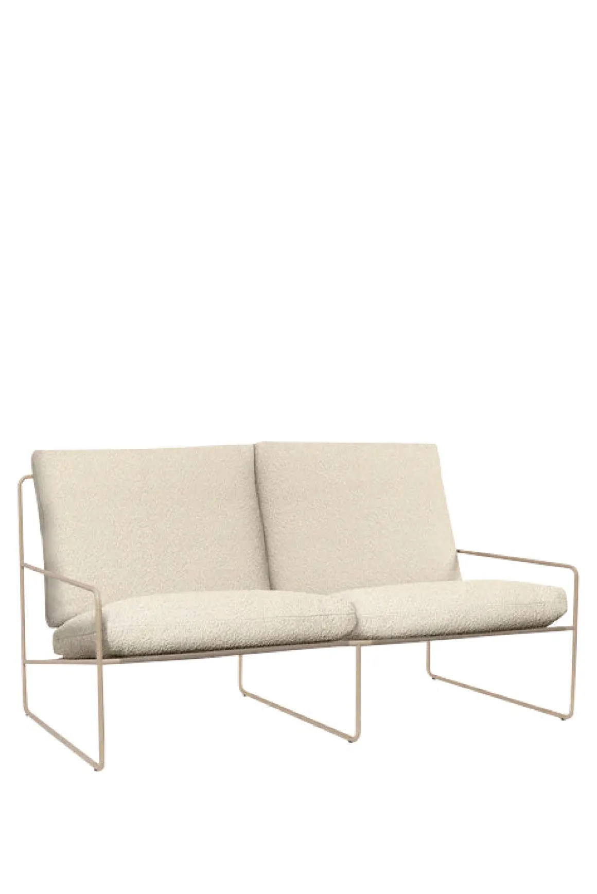 Sofa - Desert 2-seter Cashmere/Pure Bouclé