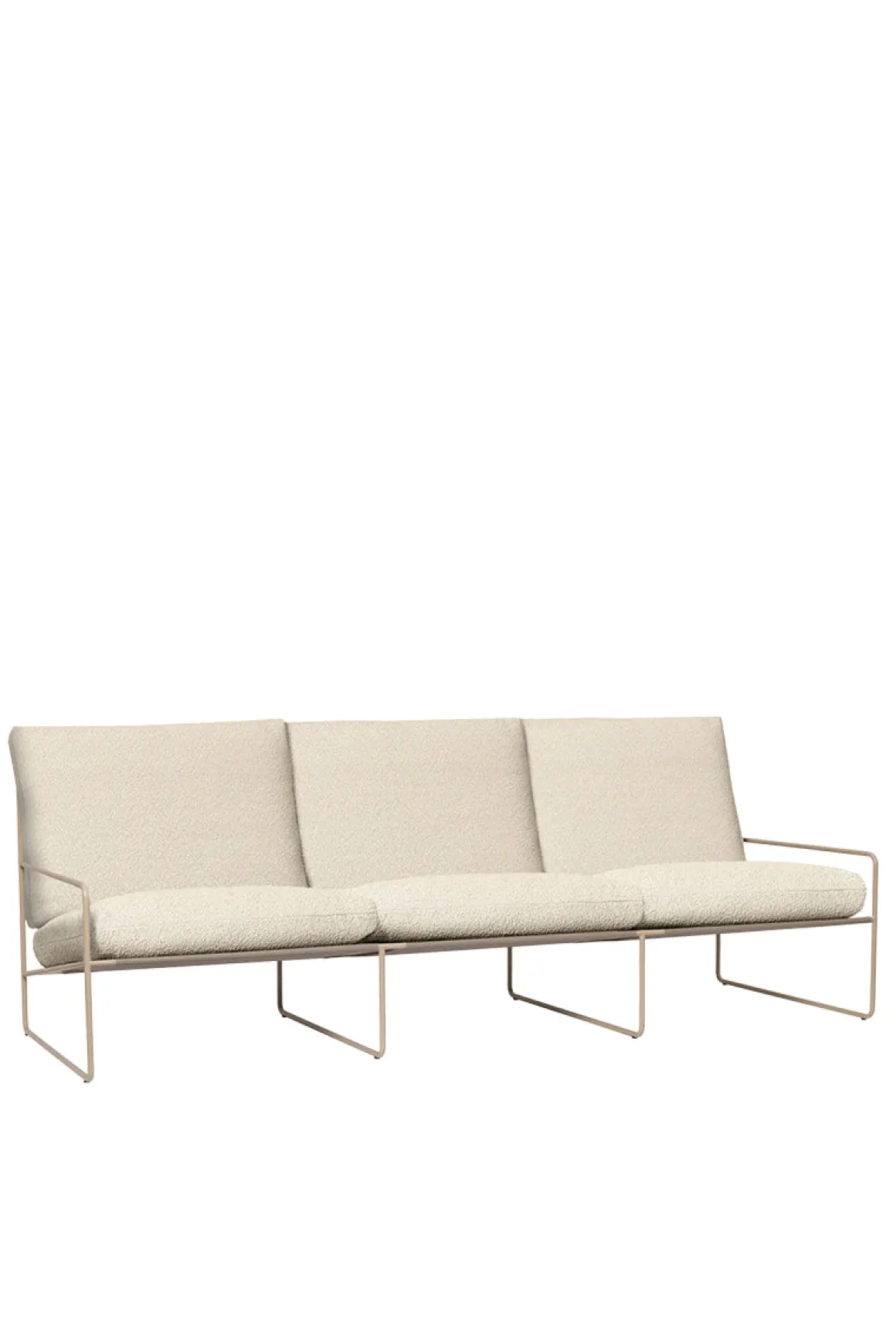 Sofa - Desert 3-seter Cashmere/Pure Bouclé