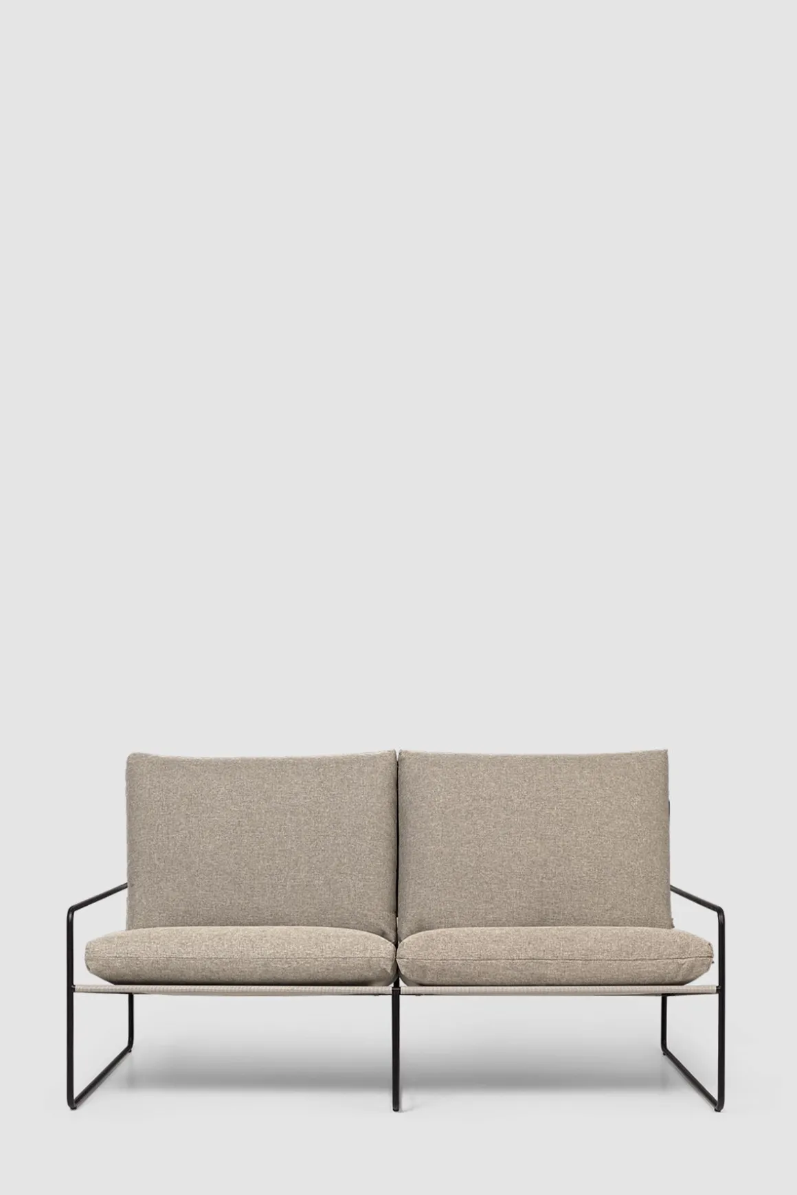 Sofa - Desert 2-seter Dolce, Black/Dark Sand