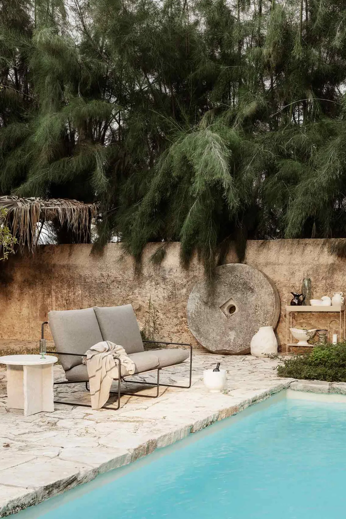 Sofa - Desert 2-seter Dolce, Black/Dark Sand