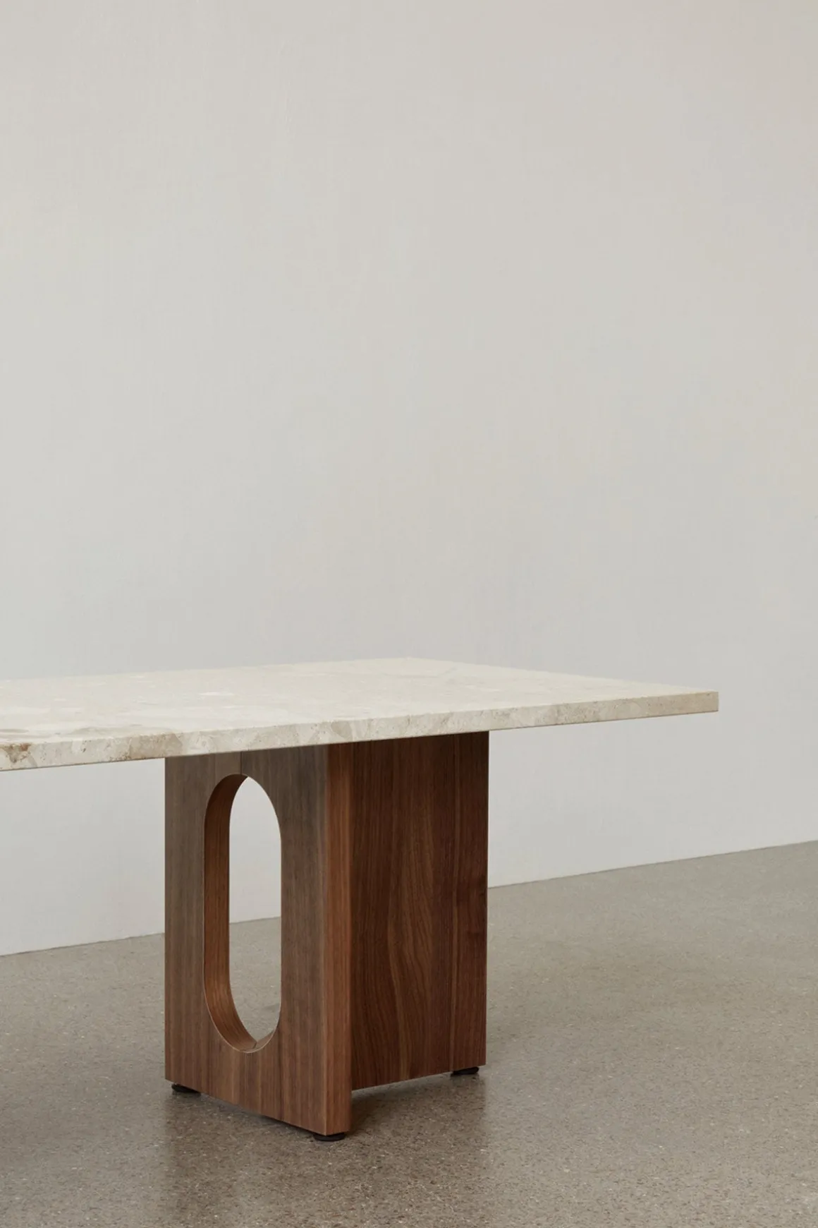 Sofabord - Androgyne Lounge Kunis Breccia Sand/Dark Stained Oak