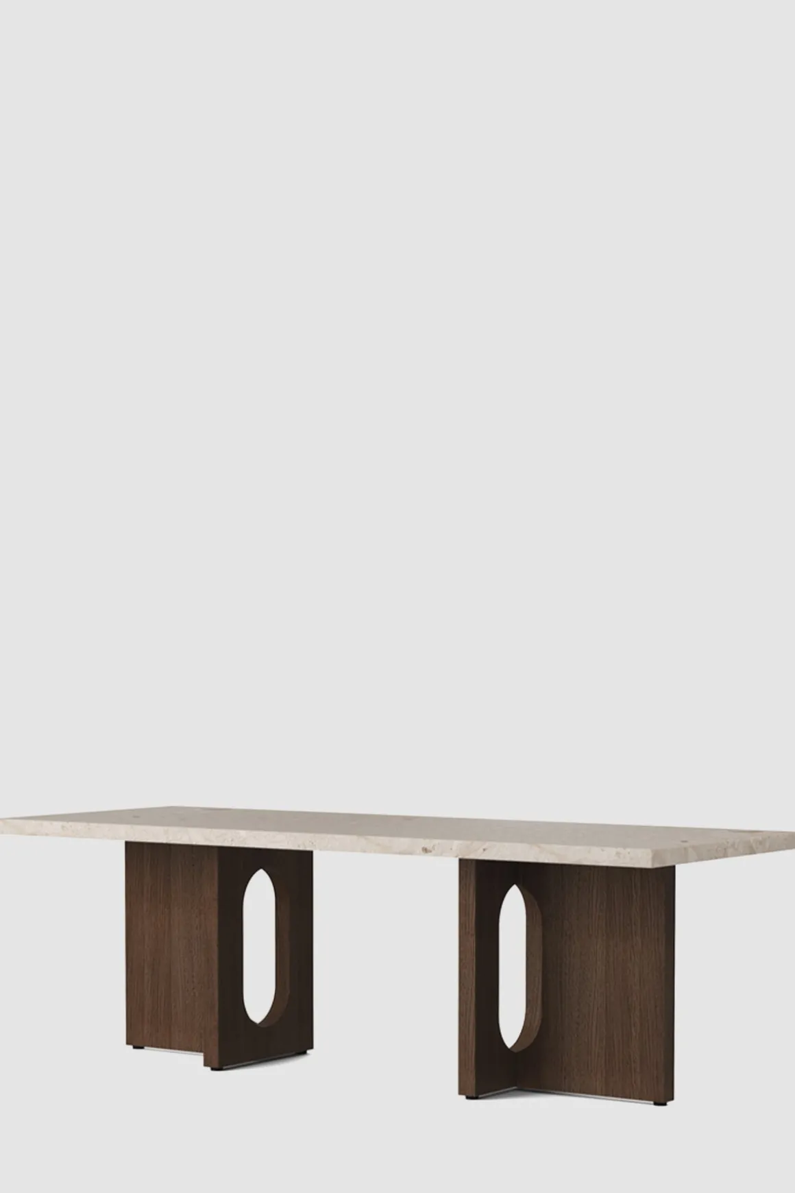 Sofabord - Androgyne Lounge Kunis Breccia Sand/Dark Stained Oak