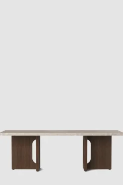 Sofabord - Androgyne Lounge Kunis Breccia Sand/Dark Stained Oak