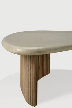 Sofabord - Boomerang Outdoor L90cm Concrete/Teak