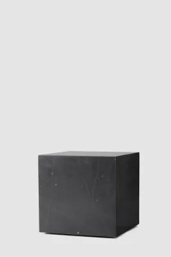 Sofabord - Plinth Cubic 40x40xh39cm Black Marble