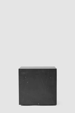 Sofabord - Plinth Cubic 40x40xh39cm Black Marble
