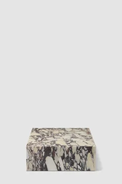 Sofabord - Plinth Grand 76x137xH27,5cm Calacatta Viola