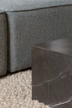 Sofabord - Plinth Low 60x100xh27cm Grey Kendzo Marble