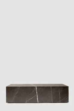 Sofabord - Plinth Low 60x100xh27cm Grey Kendzo Marble