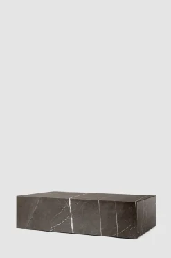 Sofabord - Plinth Low 60x100xh27cm Grey Kendzo Marble