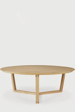 Sofabord - Tripod Dia96cm Varnished Oak
