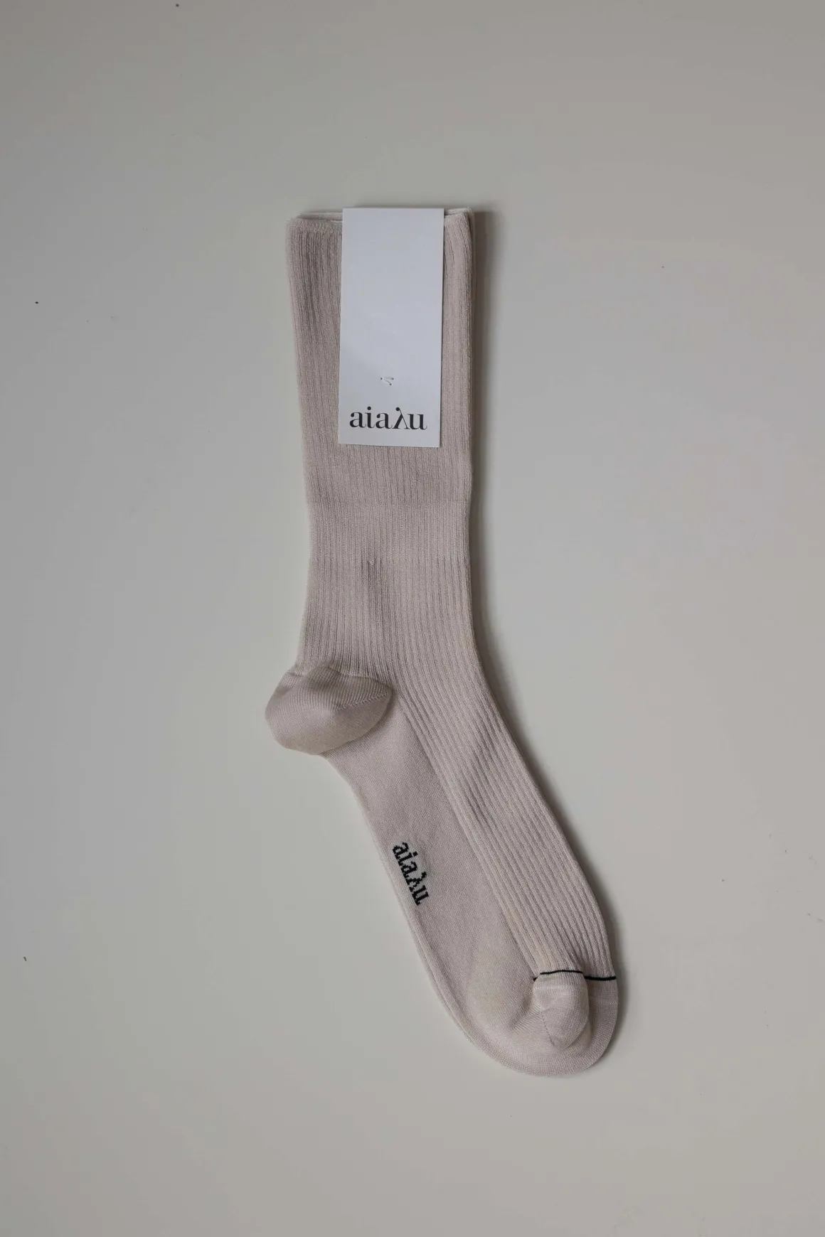 Sokker - Cotton Rib Socks Milk