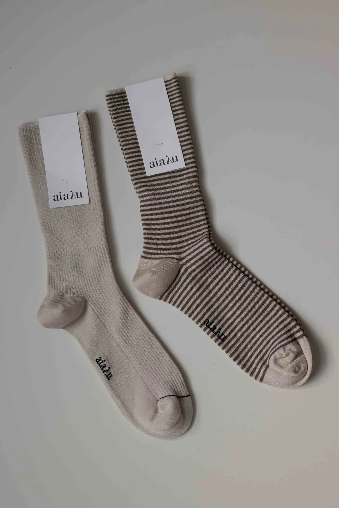 Sokker - Cotton Rib Socks Milk