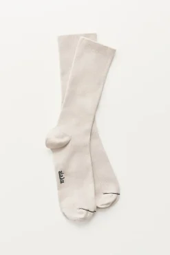 Sokker - Cotton Rib Socks Milk