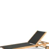 Solseng - Columbus 76x200cm Teak/Sort