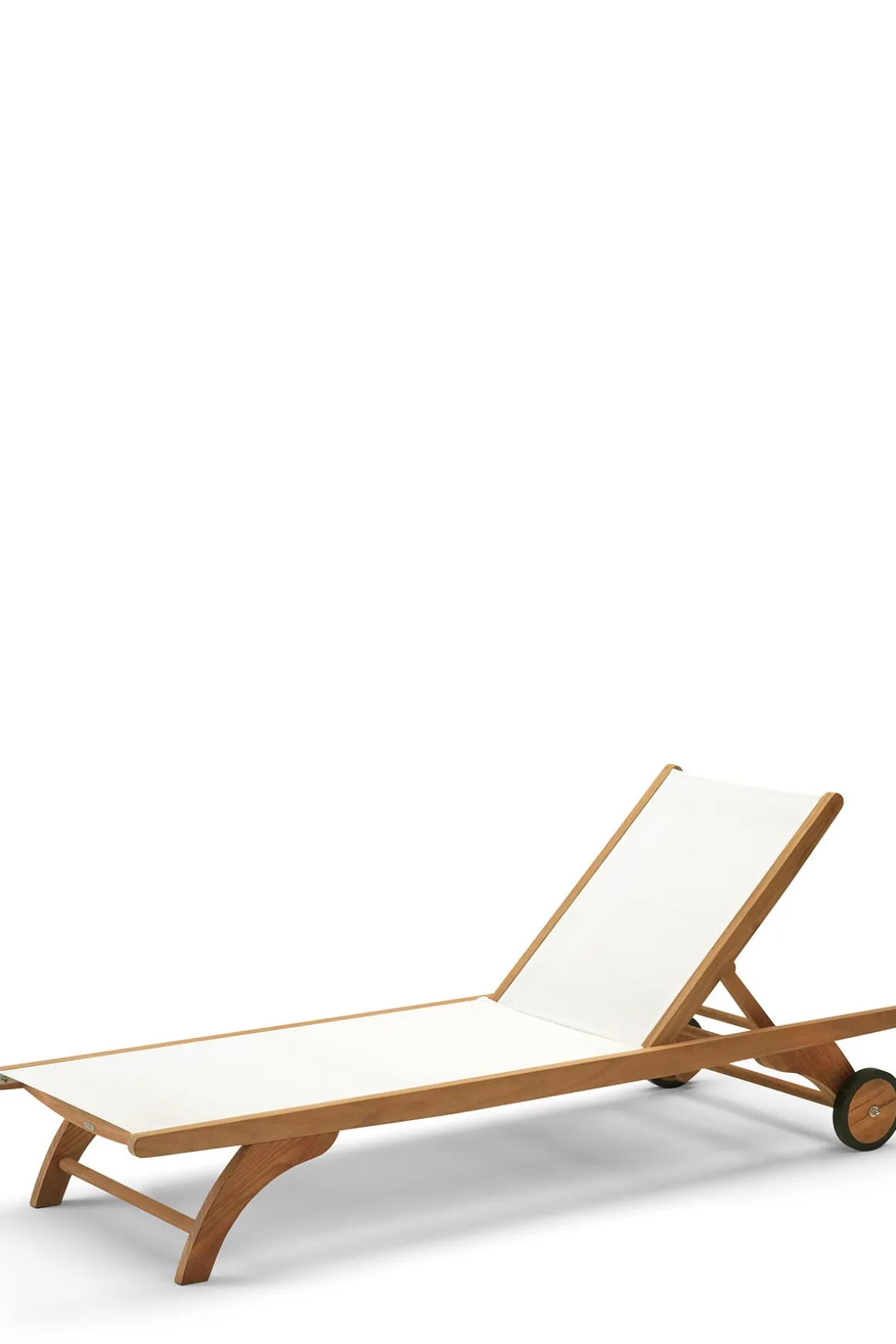 Solseng - Columbus 76x200cm Teak/Hvit