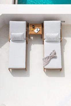 Solseng - Jack Outdoor Lounger Teak Off-White