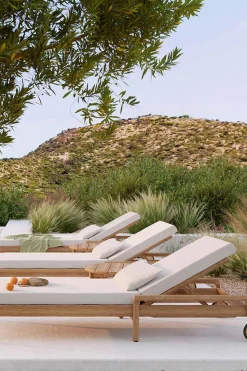 Solseng - Jack Outdoor Lounger Teak Off-White