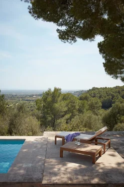 Solseng - Riviera 73,5x200xh33 cm Teak