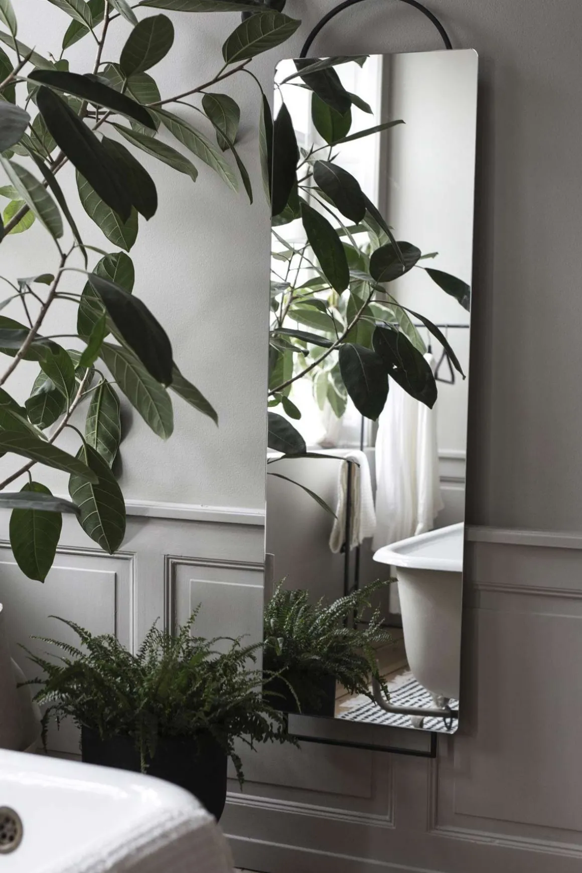 Speil - Adorn 45x159cm Black