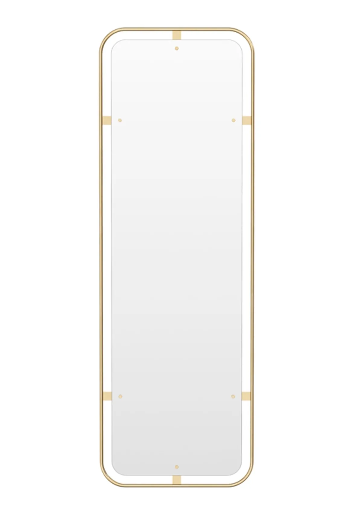 Speil - Nimbus Rectangular b53,4xH158,4cm Polished Brass