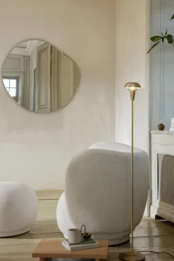 Speil - Pond XL 87xH94cm Dark Chrome