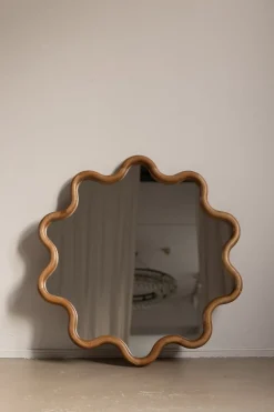 Speil - Rubberwood 72x75cm Natural