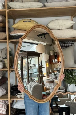 Speil - Rubberwood 71x100cm Natural