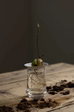 Spireplate - Avokado L Hvit