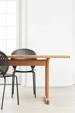 Spisebord - Ana 6490 Såpet Eik/Hvit Laminat