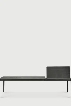 Spisebord - Bok m/Ileggsplate 180/280x100xH76cm Sort Eik