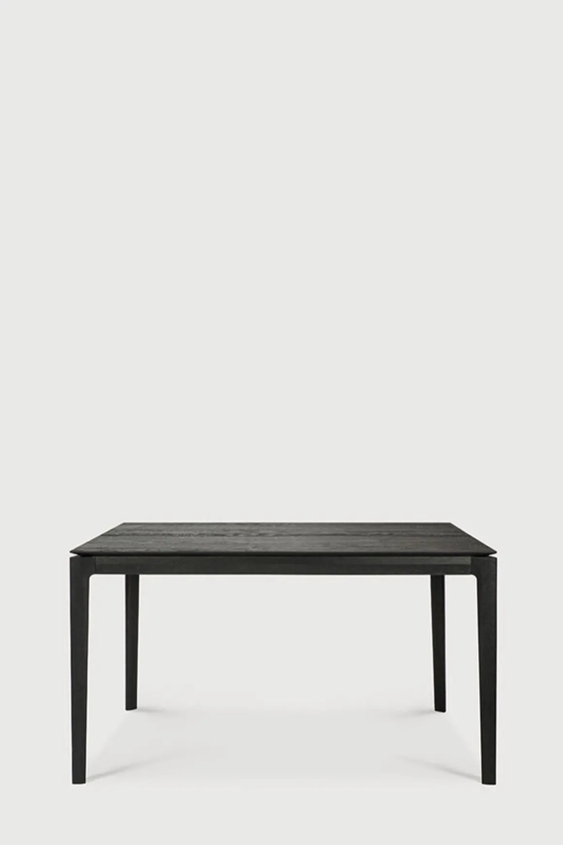 Spisebord - Bok m/Ileggsplate 140/220x90xH76cm Sort Lakkert Eik